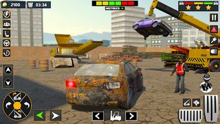 Car Crusher Excavator Games 3d - Screenshot 2