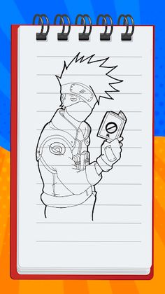 How to Draw Kakashi Anime - Screenshot 1