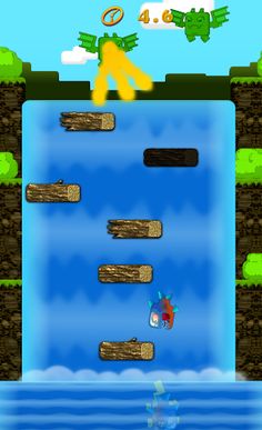 CubeMon Waterfall Jump - Screenshot 3