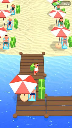 Beach Idle 3D - Screenshot 2