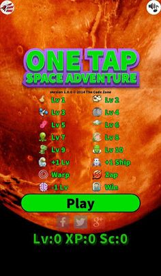 One Tap Space Adventure - Screenshot 1