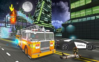 Fire Truck Rescue Driving Sim - Screenshot 2