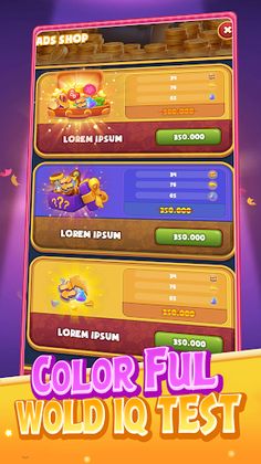 Colorful World: IQ Test - Screenshot 1