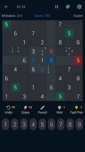 Offline Classic Sudoku Puzzle - Screenshot 3