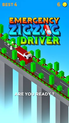 Emergency ZigZag Drive 3D - Screenshot 1