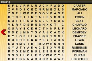 Word Search Sports Team Games - Screenshot 1