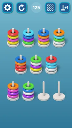Hoop Stack: Sort Puzzle - Screenshot 3