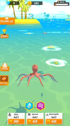 Idle Octopus - Tycoon Game - Screenshot 1