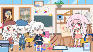 YOYO Doll School life Dress up - Screenshot 3