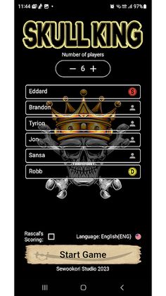 Skull King Score Calculator - Screenshot 1