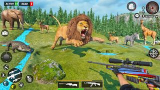 Lion Hunting Games 2023: FPS - Screenshot 1