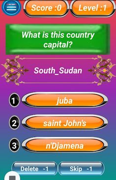 Countries Capital Game - Screenshot 3