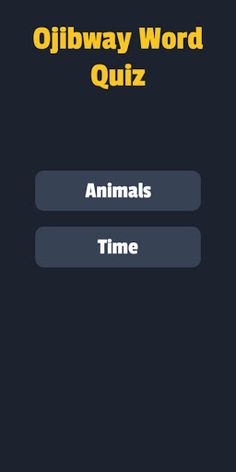 Ojibway Quiz Game - Screenshot 1