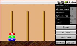 Towers of Hanoi - Screenshot 1