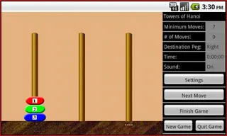 Towers of Hanoi - Screenshot 1