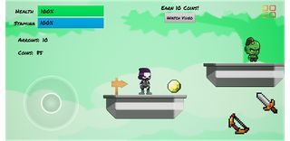 Jump Kunai Throw - Screenshot 1