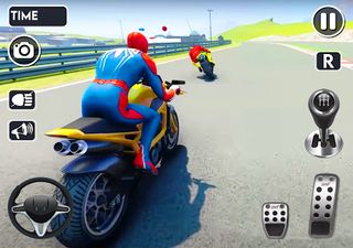 Spider Tricky Bike Stunt Race - Screenshot 2