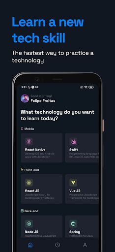 BrainTech: Quiz for developers - Screenshot 1