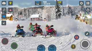 Sled Racing Snowcross Games - Screenshot 3