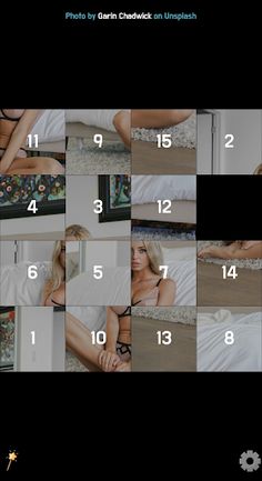 Slide puzzle. Girls - Screenshot 2