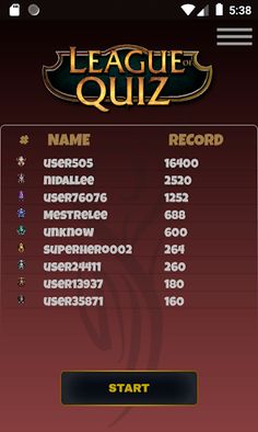 LeagueOfQuiz - See how much yo - Screenshot 1