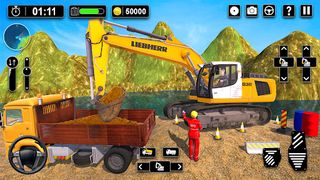 Heavy Sand Excavator 3D Sim - Screenshot 1