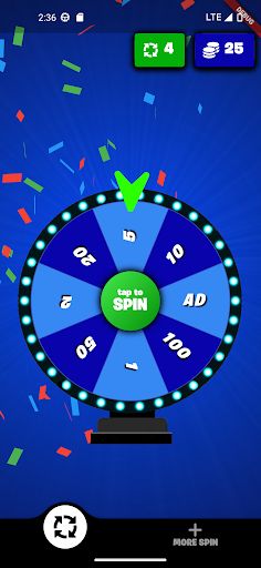 SpinX - Spin and Win - Screenshot 1
