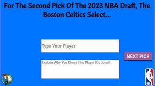 NBA Draft Simulator 2023 - Screenshot 2