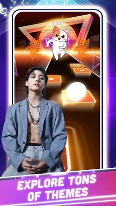 Jungkook 3D BTS Tiles Hop Song - Screenshot 3