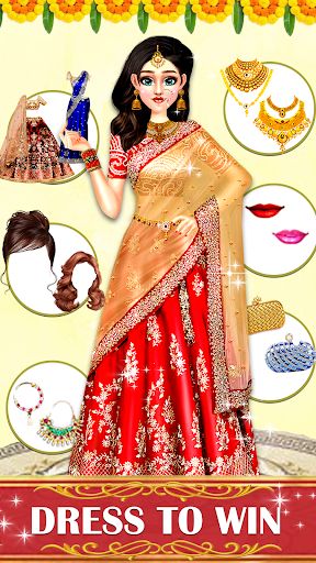 Indian Bride Makeup & Dress Up - Screenshot 1