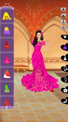 Latin Princess royal dress up - Screenshot 1