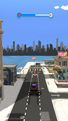 Sky Police: Police Race 3D - Screenshot 2