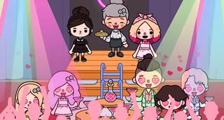 toca wednesday addams coloring - Screenshot 1