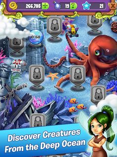 Mahjong: Mermaids of the Deep - Screenshot 3