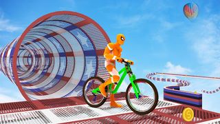 Superhero BMX Cycle Stunt Race - Screenshot 2