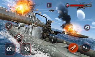 D-Day World War Naval Game - Screenshot 1