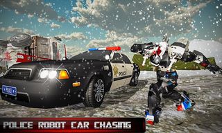 US Police Transform Robot Car - Screenshot 1