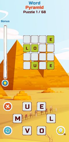 Word Pyramid - Word 4 Word - Screenshot 2
