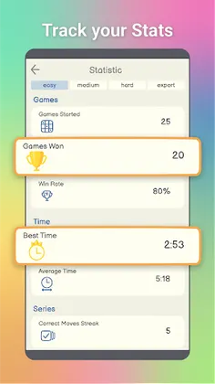 Sudoku - Hard, Medium, Easy - Screenshot 4
