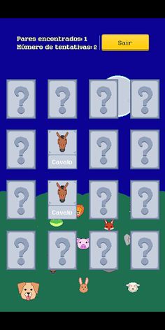 Memória Animal - Screenshot 2