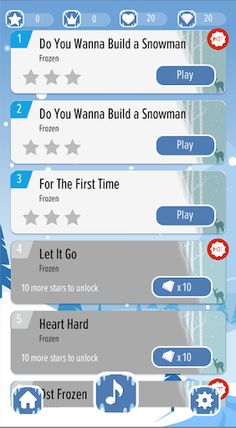 Piano Tiles Elssa Frojen 2 - Screenshot 4