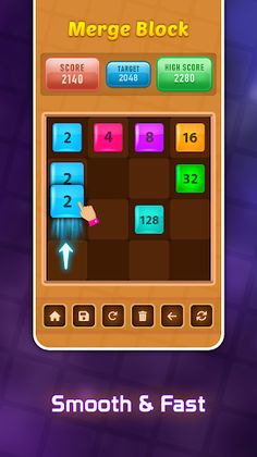 Merge Number Puzzle Game- 2048 - Screenshot 1