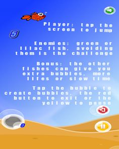 Happy Swimmer Peixet Bubbles - Screenshot 2