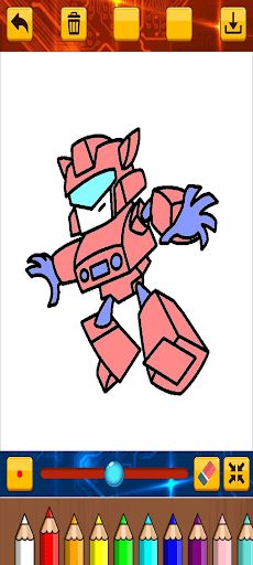 Robot Coloring - Screenshot 4