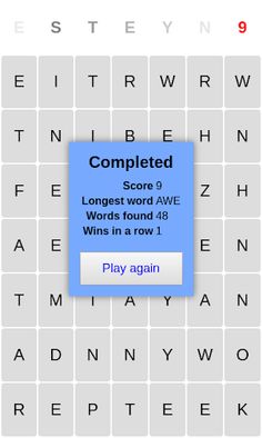 Word puzzle - Screenshot 2