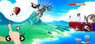 Robot Motor Bike Stunt 3D Game - Screenshot 3