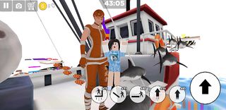 Parkour Fish and Shark on sea - Screenshot 1