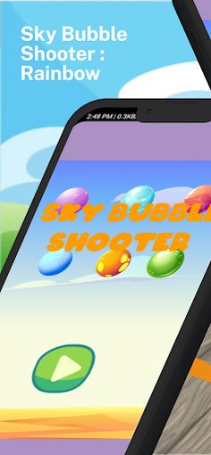 Sky Bubble Shooter : Rainbow - Screenshot 1