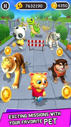 Pet Run Fun Race Running Games - Screenshot 1