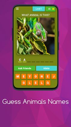 GUESS ANIMALS NAMES - Screenshot 1